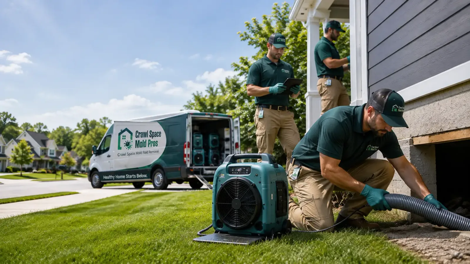 Crawl Space Mold Removal in Cambridge, MD